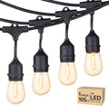 Outdoor String Lights 105 FT Outside Waterproof Commercial Grade ETL