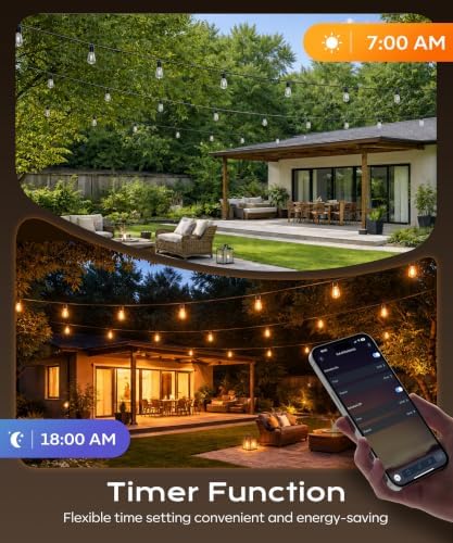 Outdoor String Lights, 150 FT Patio Lights for Outside, alternate view 4