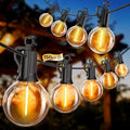 Outdoor String Lights, 159FT 77 LED Bulbs String Lights, IP65 Waterproof Connectable G40 Outside Patio Light for