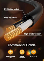 Outdoor String Lights 190FT with 60+2 Shatterproof Edison Bulbs, Waterproof Hanging Patio Lights Outside for, alternate view