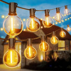 Outdoor String Lights 220 Feet Patio Lights with 104 Edison G40 LED Bulbs