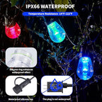 Outdoor String Lights 27FT, Color Changing Patio Lights, Waterproof, alternate view 2