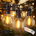 Outdoor String Lights, 29FT 12+1 G40 Bulbs Shatterproof Patio Lights