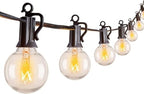 Outdoor String Lights 30FT Patio Lights with 25 Edison Glass Bulb