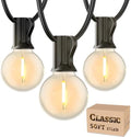 Outdoor String Lights 50 FT, LED Patio Light for Outside Waterproof
