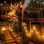 Outdoor String Lights, 50FT 52 LED Bulbs Connectable Patio Lights (2 Spare), alternate view 5
