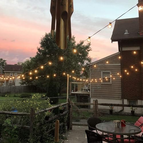 Outdoor String Lights, 50FT 52 LED Bulbs Connectable Patio Lights (2 Spare), alternate view 7