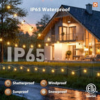 Outdoor String Lights 50FT G40 with Remote 27 LED Shatterproof Bulbs, alternate view 3