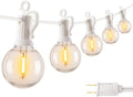 Outdoor String Lights, 69FT G40 LED IP65 Waterproof Patio Lights