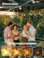 Outdoor String Lights, 69FT G40 LED IP65 Waterproof Patio Lights, alternate view 3