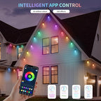 Outdoor String Lights 75FT, Color Changing Patio Lights, Waterproof in RGBW, alternate view 4