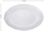 Oval Large Serving Platter, 16 Inch Melamine Serving Tray, Great for Restaurant, Steak, Salad and Everyday, Set, alternate