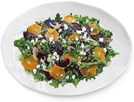 Oval Large Serving Platter, 16 Inch Melamine Serving Tray, Great for Restaurant, Steak, Salad and Everyday, Set, alternate