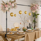 Over Table Rod Stand, Adjustable Table Arch Stand with C-Clamps