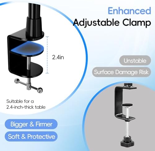 Over Table Rod Stand, Adjustable Table Arch Stand with C-Clamps, alternate view 5