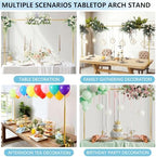 Over The Table Rod Stand with Clamps, Adjustable 32.7"-98.4'' Length 33.5"-47.2" Height, Table Stands for, alternate view 5