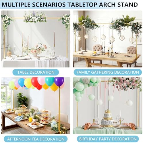 Over The Table Rod Stand with Clamps, Adjustable 32.7"-98.4'' Length 33.5"-47.2" Height, Table Stands for, alternate view 5