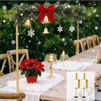 Over The Table Rod Stand with Clamps, Adjustable 32.7"-98.4'' Length 33.5"-47.2" Height, Table Stands for, alternate view 6