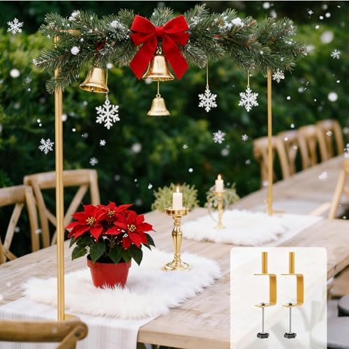 Over The Table Rod Stand with Clamps, Adjustable 32.7"-98.4'' Length 33.5"-47.2" Height, Table Stands for, alternate view 6