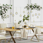 Over the Table Rod Stand with Clamps, Adjustable Table Arch, White in White