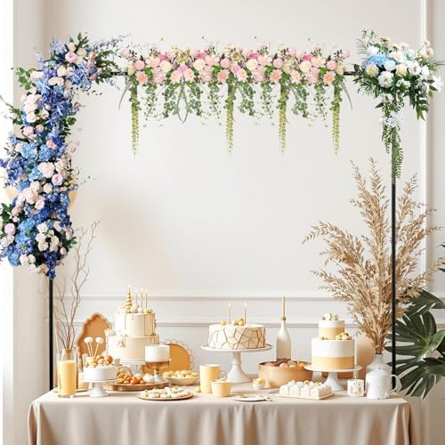 Over The Table Rod Stand with Clamps Adjustable Table Balloon Arch Stand, alternate view 2