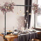 Over The Table Rod Stand with Clamps Black Table Balloon Arch Frame