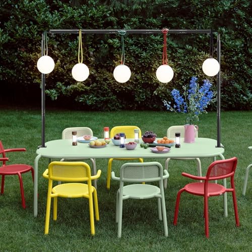 Over The Table Rod Stand with Clamps for Party Decoration Black, alternate view 7
