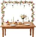 Over The Table Rod Stand with Clamps Gold Table Balloon Arch Banner Frame