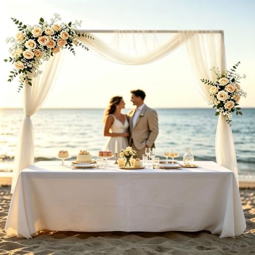 Over The Table Rod Stand with Clamps Gold Table Balloon Arch Banner Frame, alternate view 5