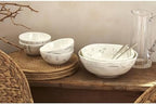 Oyster Bay 2-Piece Nesting Serving Bowls, 5.50 LB, White in White, alternate view 5