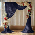 Pack of 1 Wedding Arch Drape Panel Fabric 30" x 20ft - Navy Blue in Navy Blue