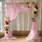 Pack of 1 Wedding Arch Drape Panel Fabric 30" x 30ft - Blush Pink in Blush Pink
