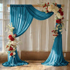 Pack of 1 Wedding Arch Drape Panel Fabric 30" x 50ft - Dark Teal in Dark Teal
