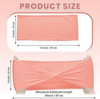 Pack of 100 Spandex Chair Sashes Without Slider Buckles - Peach, alternate view 3