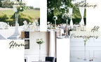 Pack of 12, Eiffel Tower Vases Centerpiece for Flower, Wedding, Decoration. (24", Clear) in 24" Clear, alternate view 5