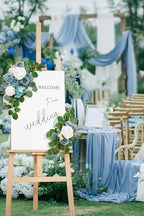 (Pack of 2 Artificial Flowers Decorations, Artificial Arch Backdrop Garlandfor Ceremony Party Reception Entrance, alternate