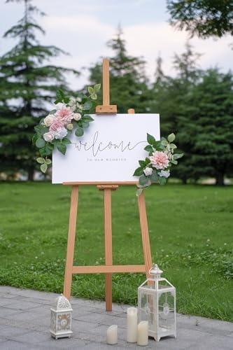 (Pack of 2) Artificial Flowers Decorations, Artificial Arch Backdrop Garlandfor Ceremony Party Reception, alternate view 2