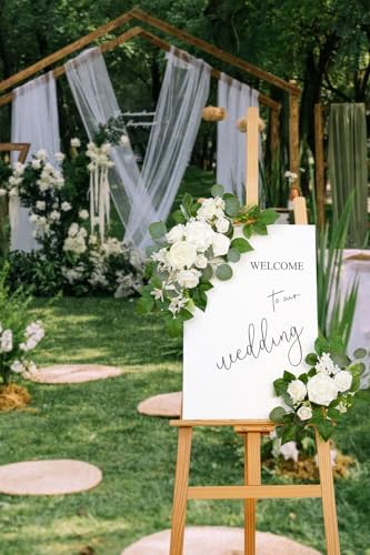 (Pack of 2 Artificial Flowers Decorations, Wedding Flowers, Wedding, Banquet, Party, Reception Entrance Welcome, alternate