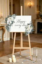 Pack of 2 Artificial Flowers for Backdrop Decoration, Wedding Arch Flowers, Reception Welcome Sign, Eucalyptus, alternate