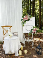 Pack of 2 Wedding Arch, Artificial Flowers, Wedding Decor, Flower Garland Be Suited to Banquet, Party, Reception, alternate