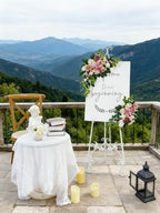 Pack of 2 Wedding Arch, Artificial Flowers, Wedding Decor, Flower Garland Be Suited to Banquet, Party, Reception, alternate