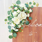 Pack of 2 Wedding Arch, Artificial Flowers, Wedding Decor, Flower Garland Be Suited to Banquet, Party, Reception, alternate