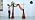 Pack of 2 Wedding Arch Drape Panel Fabric 30" x 100ft - Gold in Gold, alternate view 7