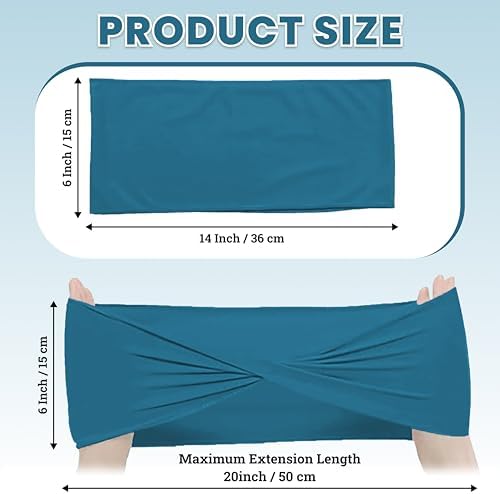 Pack of 25 Spandex Chair Sashes Without Slider Buckles - Dark Teal, alternate view 3