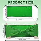 Pack of 25 Spandex Chair Sashes Without Slider Buckles - Light Green in Light Green, alternate view 3