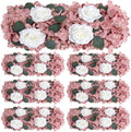 Pack of 6 Artificial Flower Wedding Arch Decorations, 18 inch Floral Centerpieces for Party Bridal Shower Event