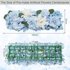 Pack of 6 Wedding Arch Decorations, 18 inch Artificial Flower Table Centerpieces Floral Arrangement for Wall, alternate view