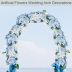 Pack of 6 Wedding Arch Decorations, 18 inch Artificial Flower Table Centerpieces Floral Arrangement for Wall, alternate view