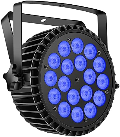 Par Lights LED Stage Lights, U`King 12Wx18 RGBW Uplight Stage Lighting Effect by DMX and Sound Activated Control