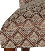 Parsons Dining Chair - Blue & Brown Damask (Single Pack) in Single Pack in Brown Damask, alternate view 6